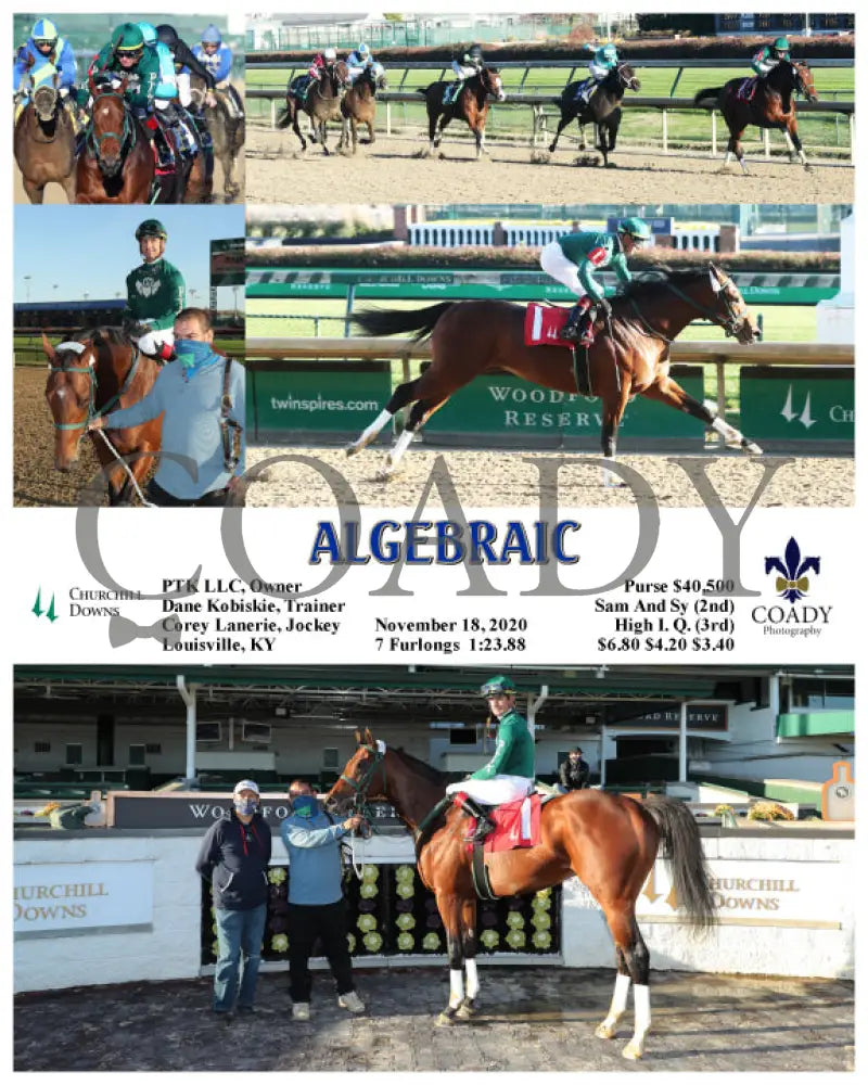 Algebraic - 11-18-20 R07 Cd Churchill Downs