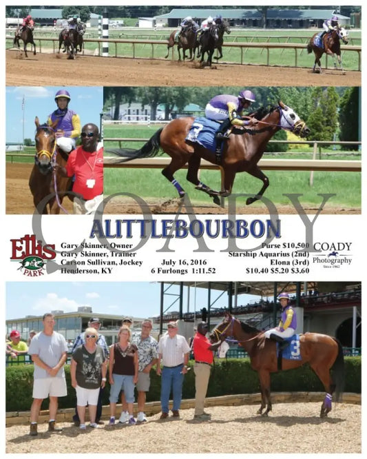 Alittlebourbon - 071616 Race 03 Elp Ellis Park