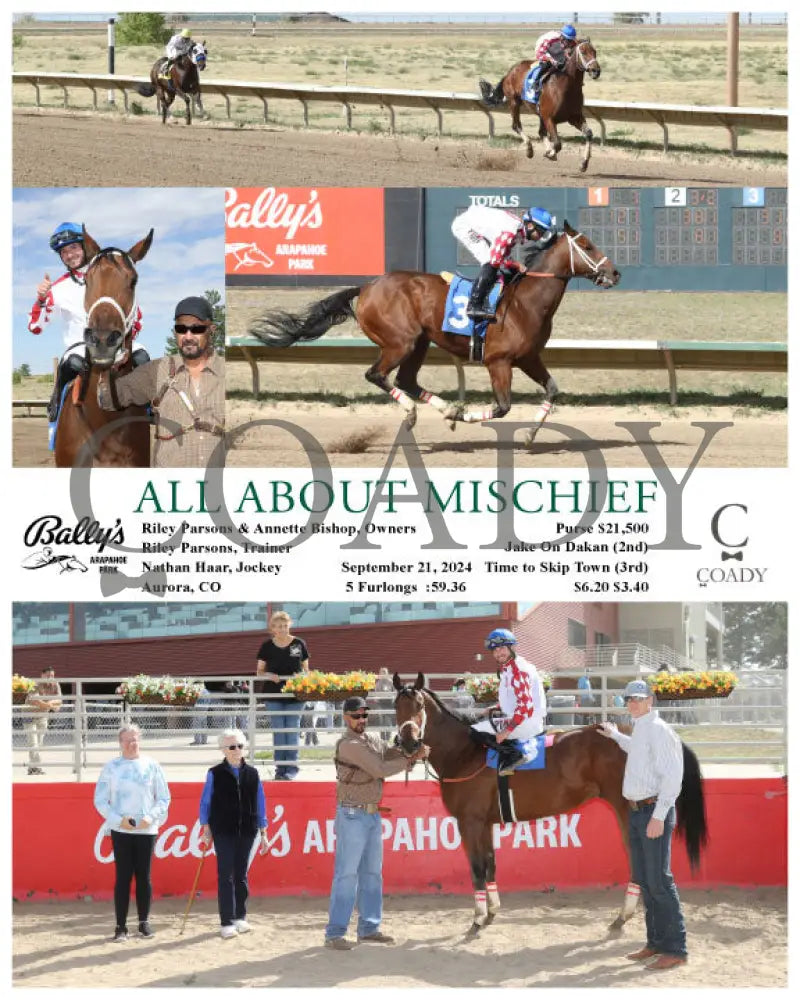 All About Mischief - 09-21-24 R05 Arp Arapahoe Park