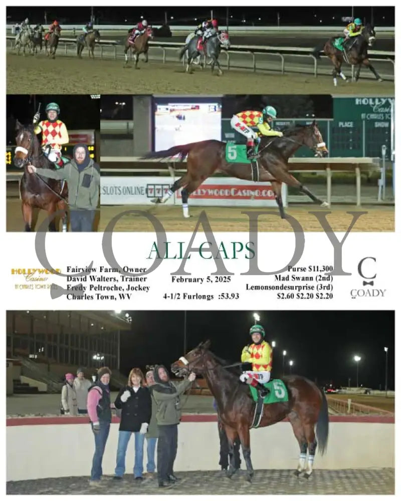 All Caps - 02-05-25 R02 Ct Hollywood Casino At Charles Town Races
