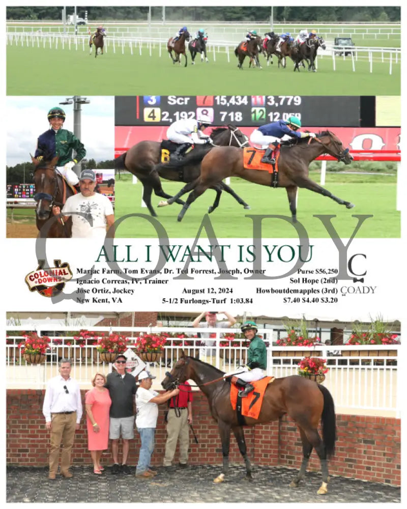All I Want Is You - 08-12-24 R09 Cnl Colonial Downs