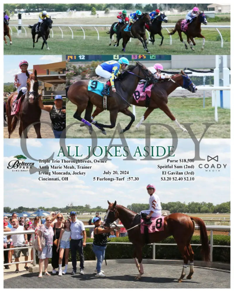 All Jokes Aside - 072024 Race 05 Btp Belterra Park