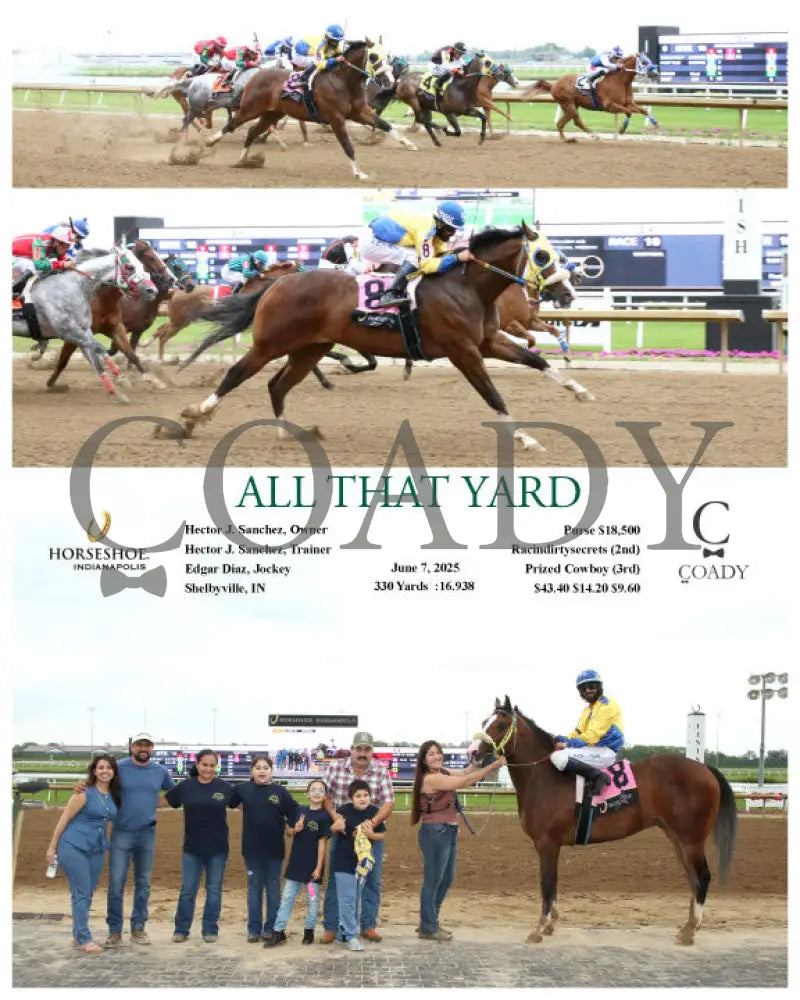 ALL THAT YARD - 06-07-25 - R10 - IND Indiana Grand