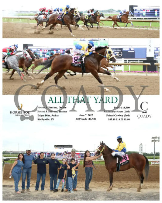 ALL THAT YARD - 06-07-25 - R10 - IND Indiana Grand