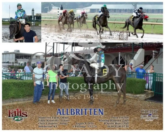 Allbritten - 080814 Race 01 Elp Ellis Park