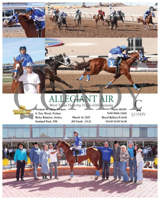 ALLEGIANT AIR - West Texas Futurity Trials-65th Running - 03-16-25 - R08 - SUN Sunland Park