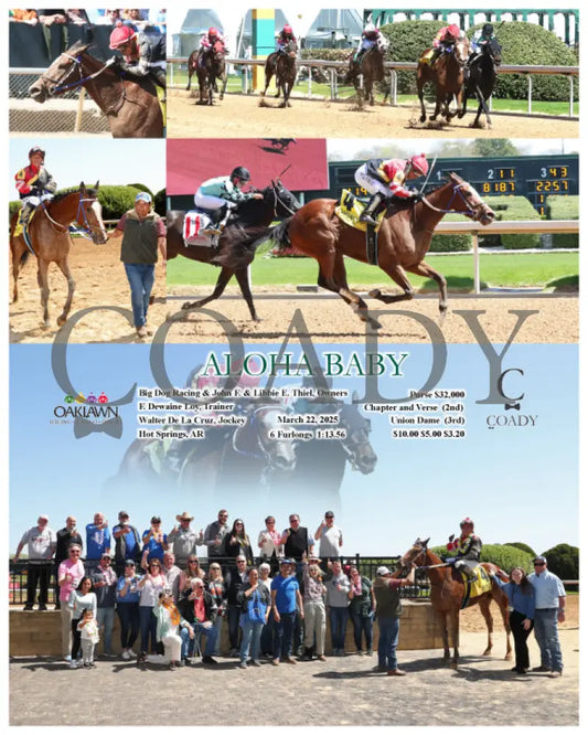 ALOHA BABY - 03-22-25 - R02 - OP Oaklawn Park