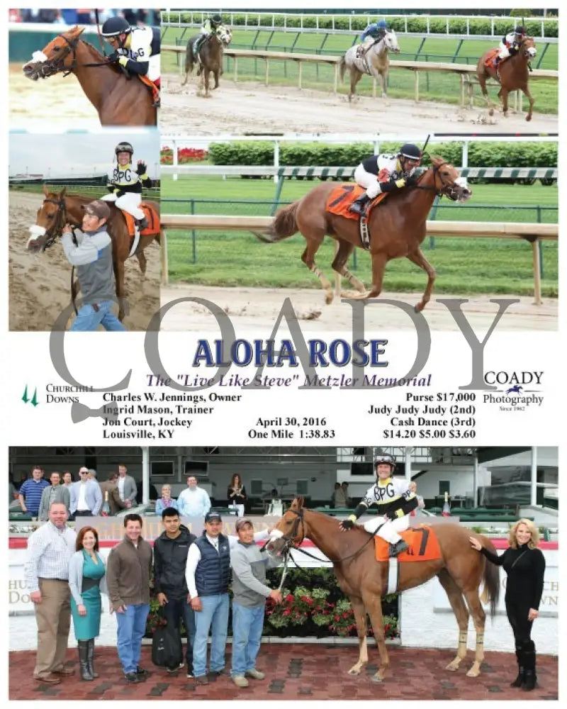 Aloha Rose - 043016 Race 01 Cd Churchill Downs