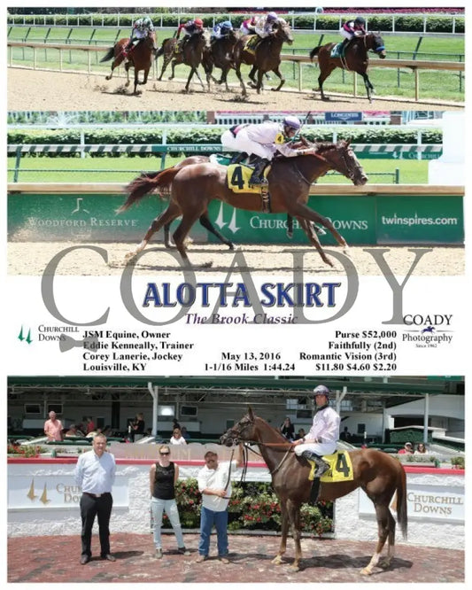 Alotta Skirt - 051316 Race 03 Cd Churchill Downs