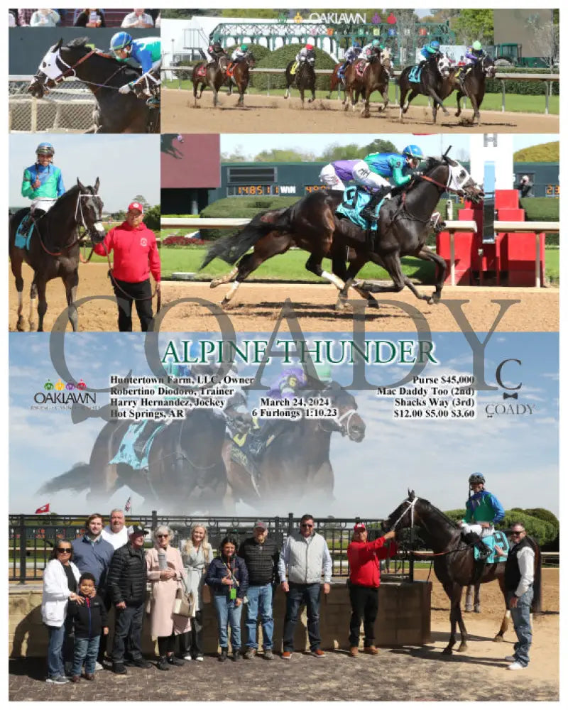 Alpine Thunder - 032424 Race 06 Op Oaklawn Park