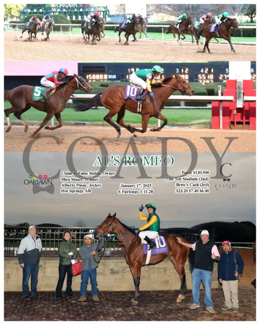 Al’s Romeo - 01-17-25 R10 Op Oaklawn Park