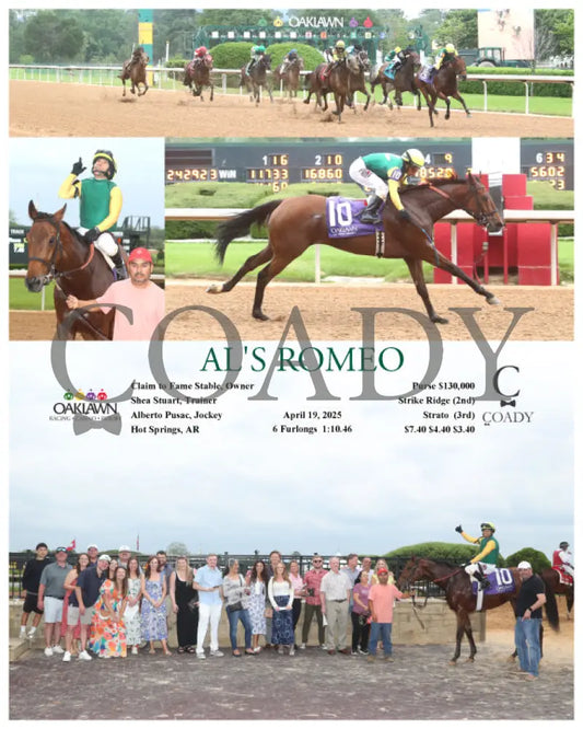 AL’S ROMEO - 04-19-25 - R12 - OP Oaklawn Park