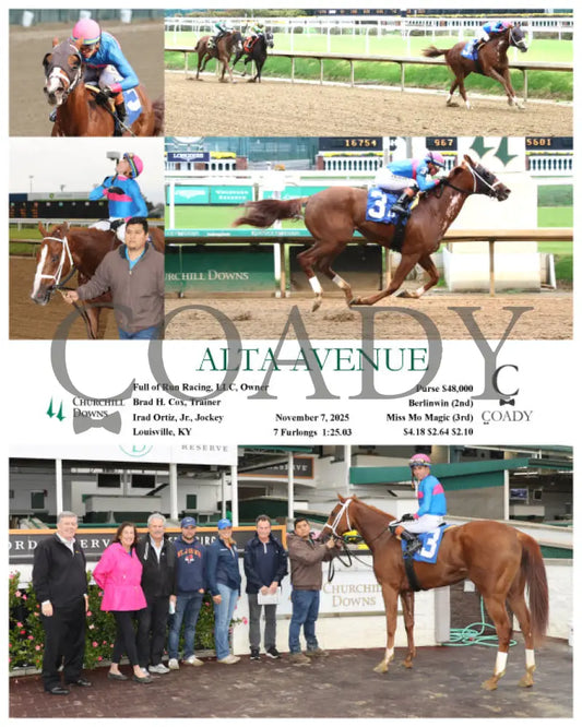 ALTA AVENUE - 110725 - Race 03 - CD - Coady Media - Kurtis Coady Photography
