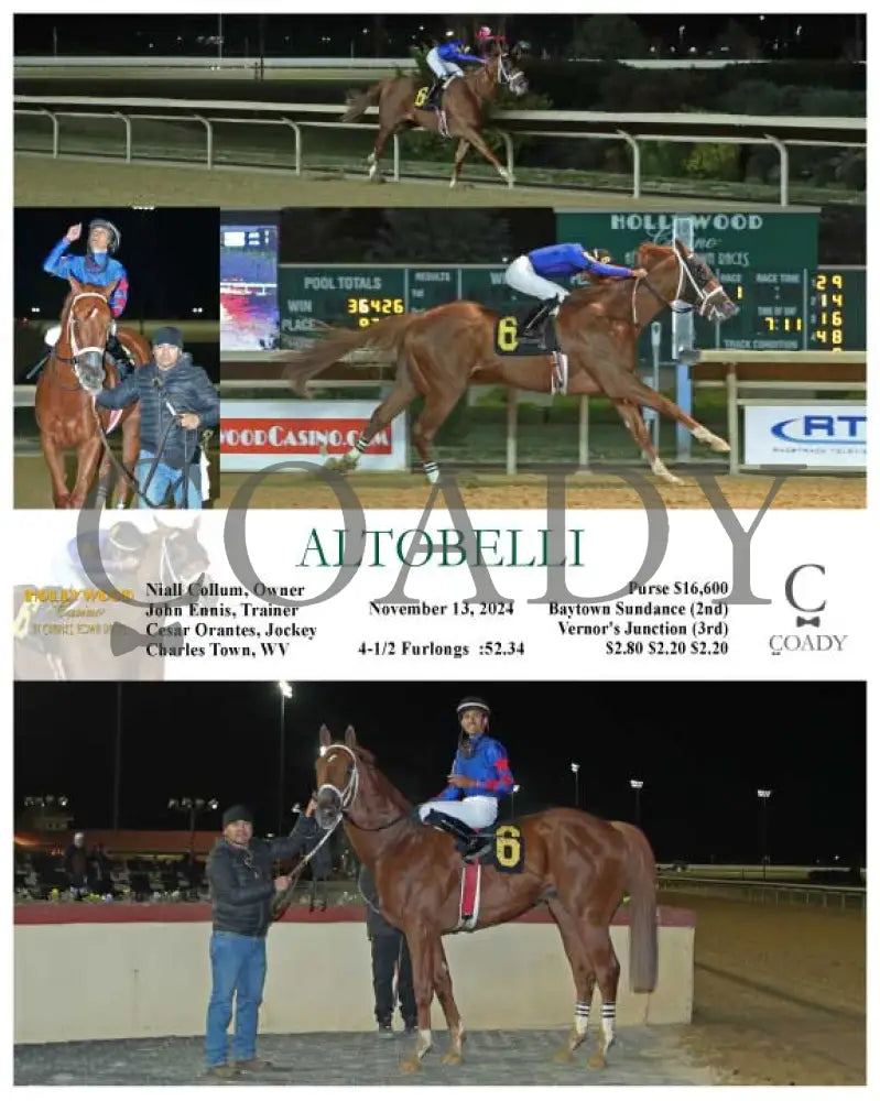 Altobelli - 11-13-24 R01 Ct Hollywood Casino At Charles Town Races