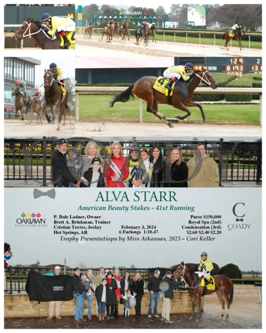 Alva Starr - American Beauty Stakes 41St Running 02-03-24 R10 Op Oaklawn Park