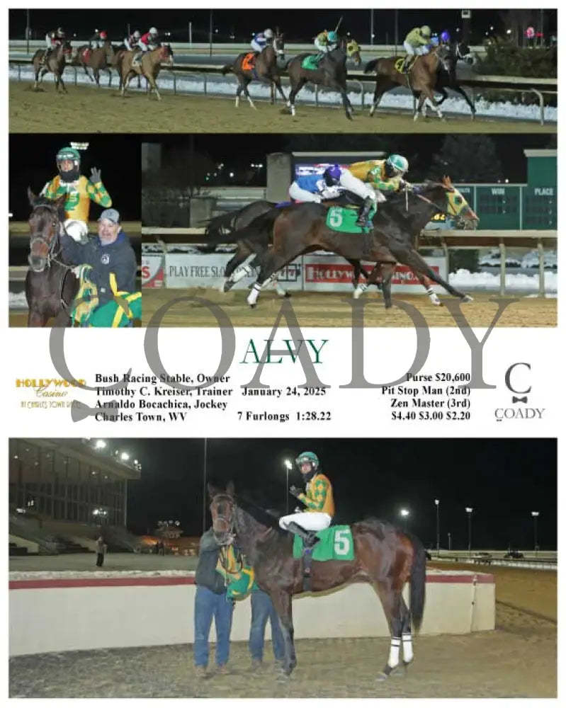 Alvy - 01-24-25 R07 Ct Hollywood Casino At Charles Town Races