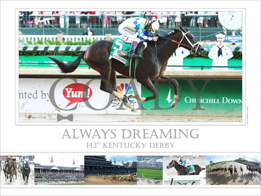 Always Dreaming - 143Rd Kentucky Derby Limited Edition 18X24 Print