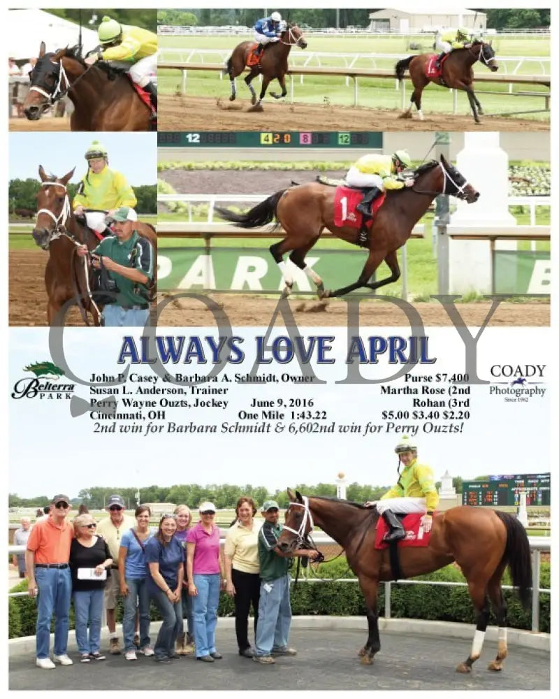 ALWAYS LOVE APRIL - 060916 - Race 03 - BTP - Coady Media - Kurtis Coady Photography