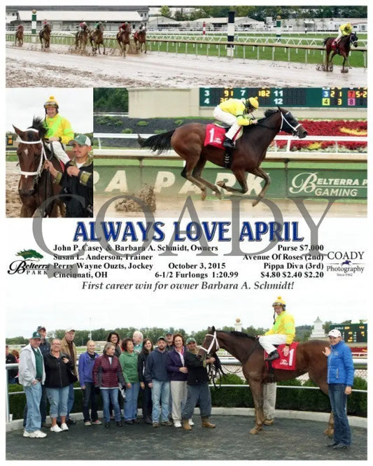 Always Love April - 100315 Race 05 Btp Belterra Park