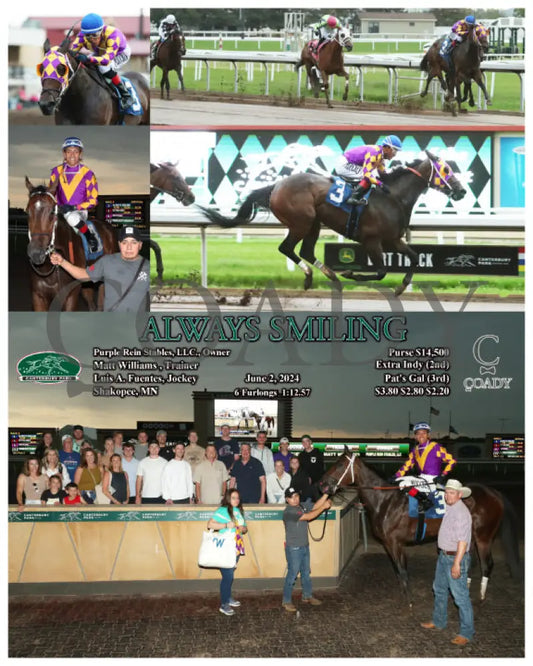 Always Smiling - 06-02-24 R08 Cby Canterbury Park