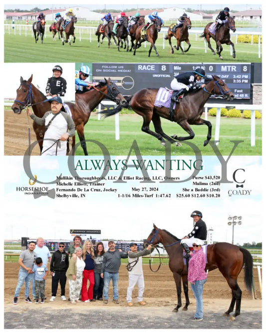 Always Wanting - 05-27-24 R08 Ind Indiana Grand