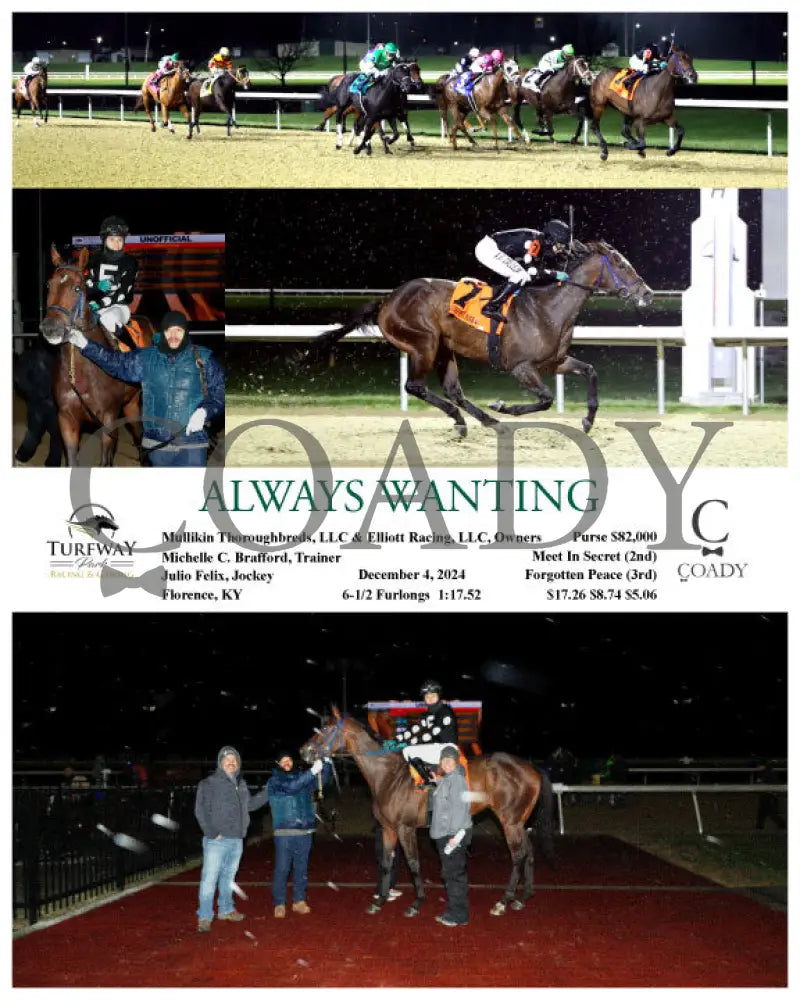 Always Wanting - 12-04-24 R08 Tp Turfway Park