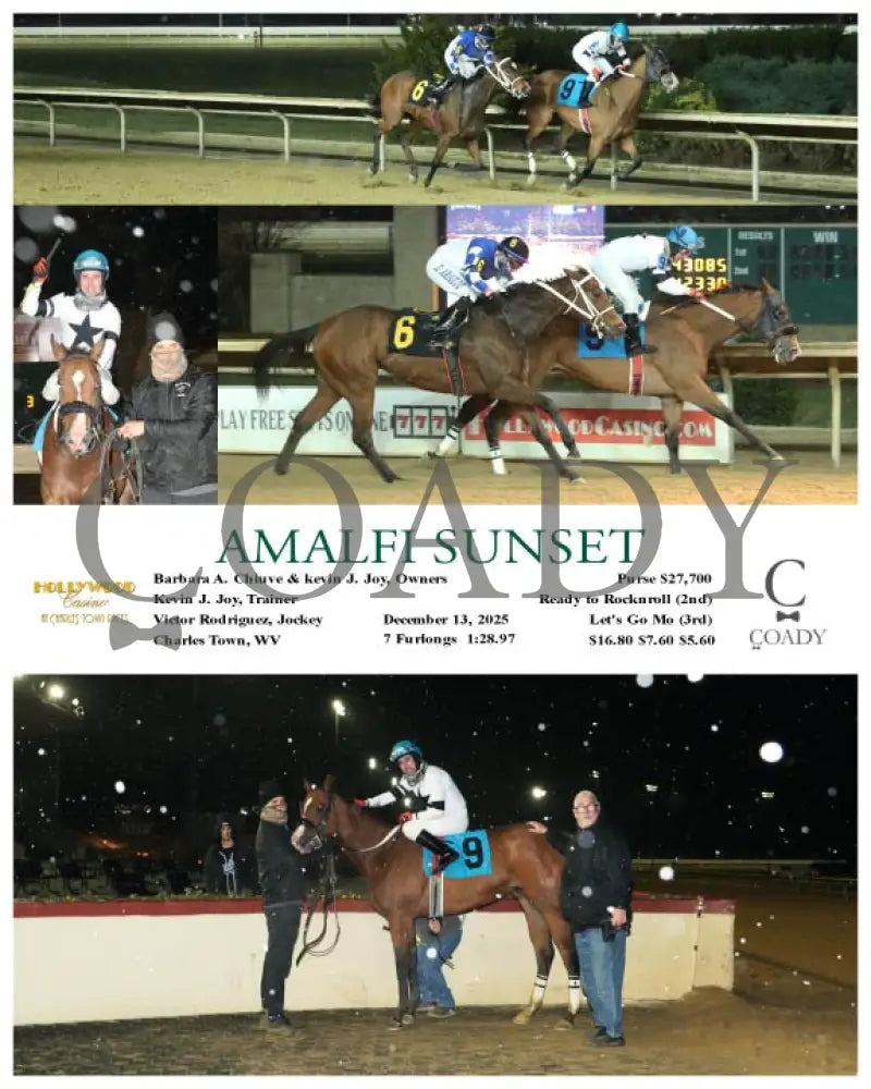 AMALFI SUNSET - 12-13-25 - R08 - CT Hollywood Casino at Charles Town Races