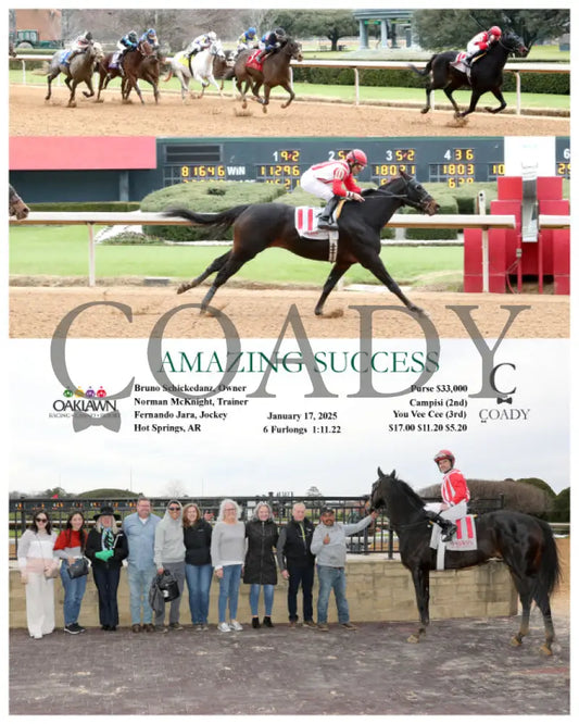 Amazing Success - 01-17-25 R01 Op Oaklawn Park