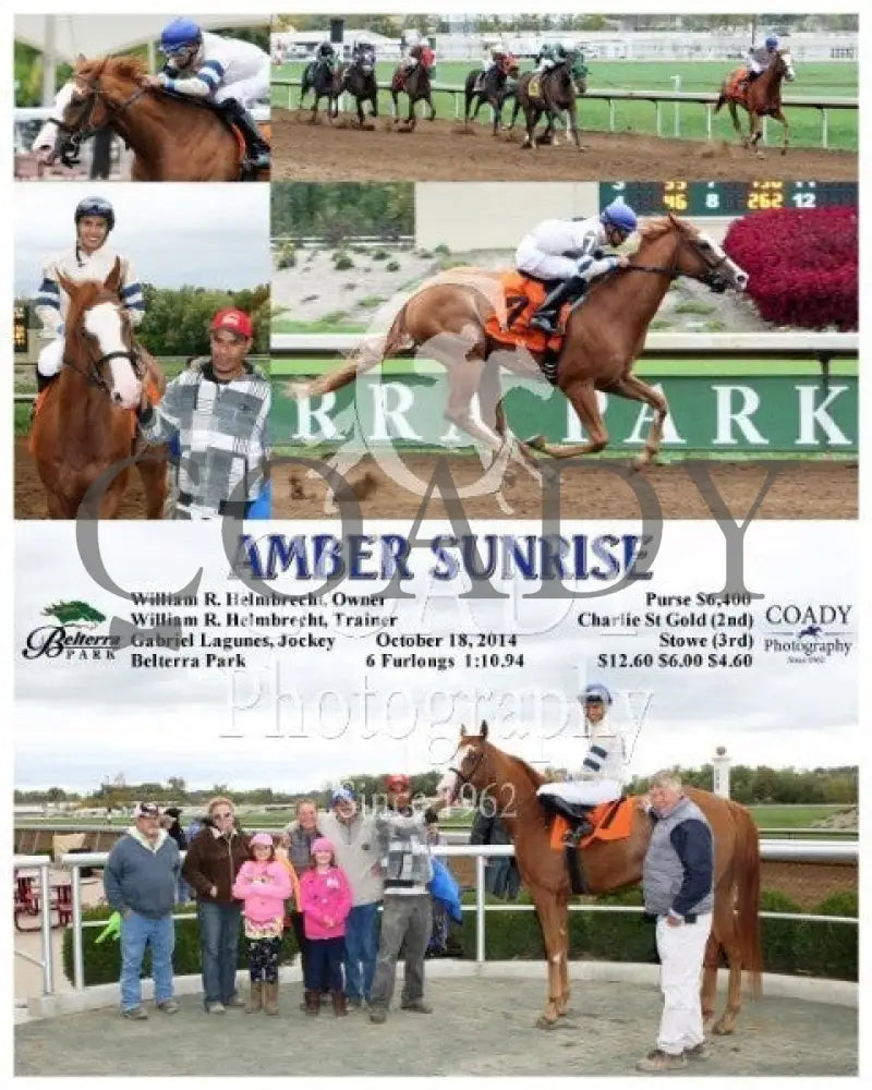 Amber Sunrise - 101814 Race 06 Btp Belterra Park
