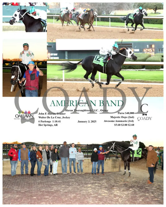 American Band - 01-03-25 R10 Op Oaklawn Park