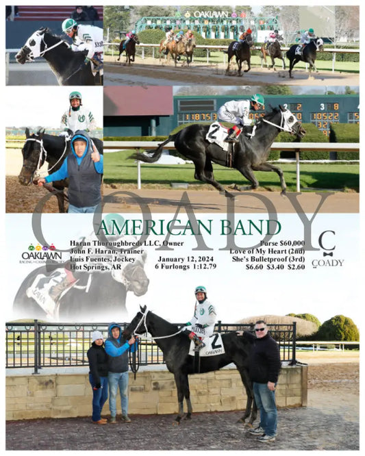 American Band - 01-12-24 R06 Op Oaklawn Park