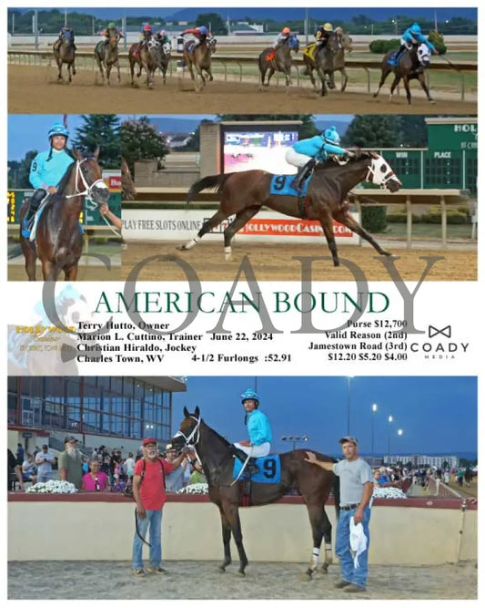 American Bound - 06-22-24 R03 Ct Hollywood Casino At Charles Town Races
