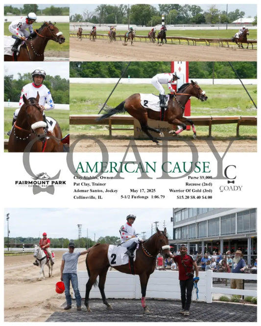 AMERICAN CAUSE - 05-17-25 - R01 - FP Fanduel Sportsbook Horse Racing