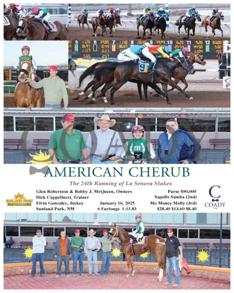 American Cherub - Lasenora Stakes 01-16-25 R09 Sun Turfway Park