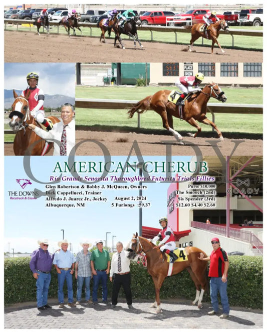 American Cherub - Rio Grande Senorita Thoroughbred Futurity Trials Fillies 08-02-24 R05 Alb Downs