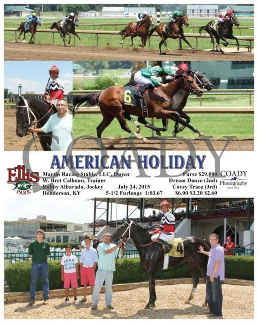 American Holiday - 072415 Race 03 Elp Ellis Park