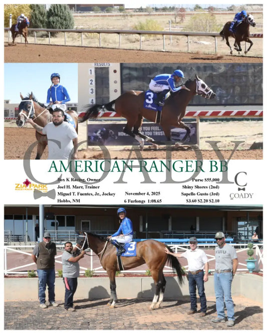 AMERICAN RANGER BB - 11-04-25 - R01 - ZIA Zia Park