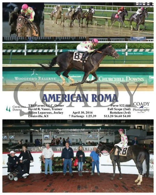 American Roma - 043016 Race 11 Cd Churchill Downs