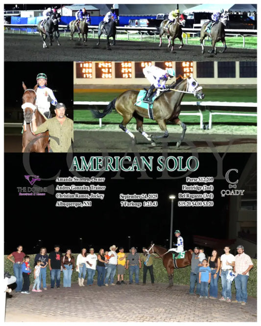 AMERICAN SOLO - 09-24-25 - R06 - ALB Downs at Albuquerque
