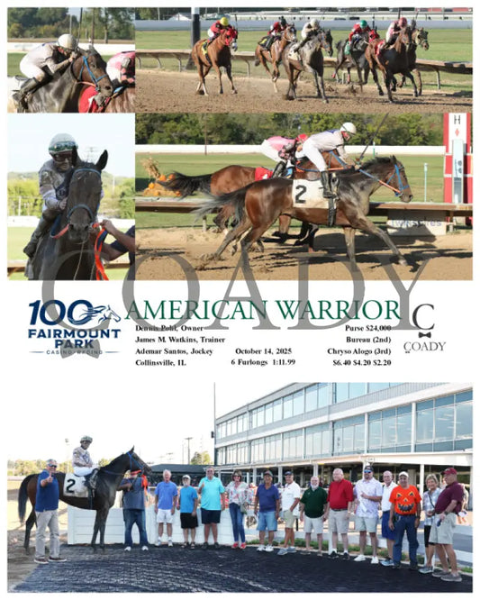 AMERICAN WARRIOR - 10-14-25 - R05 - FP Fanduel Sportsbook Horse Racing