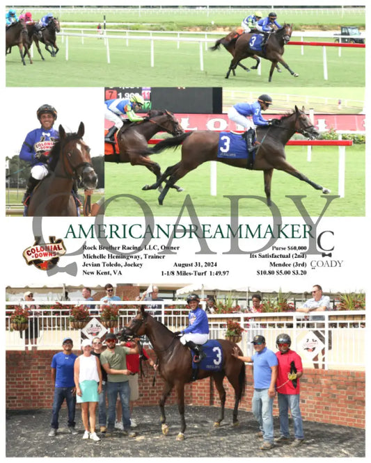 Americandreammaker - 08-31-24 R04 Cnl Colonial Downs