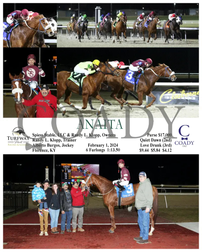 Anaita - 02-01-24 R02 Tp Turfway Park