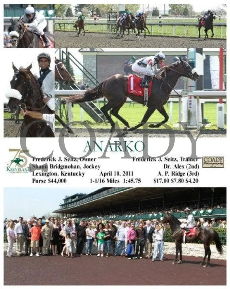Anarko - 041011 Race 04 Keeneland