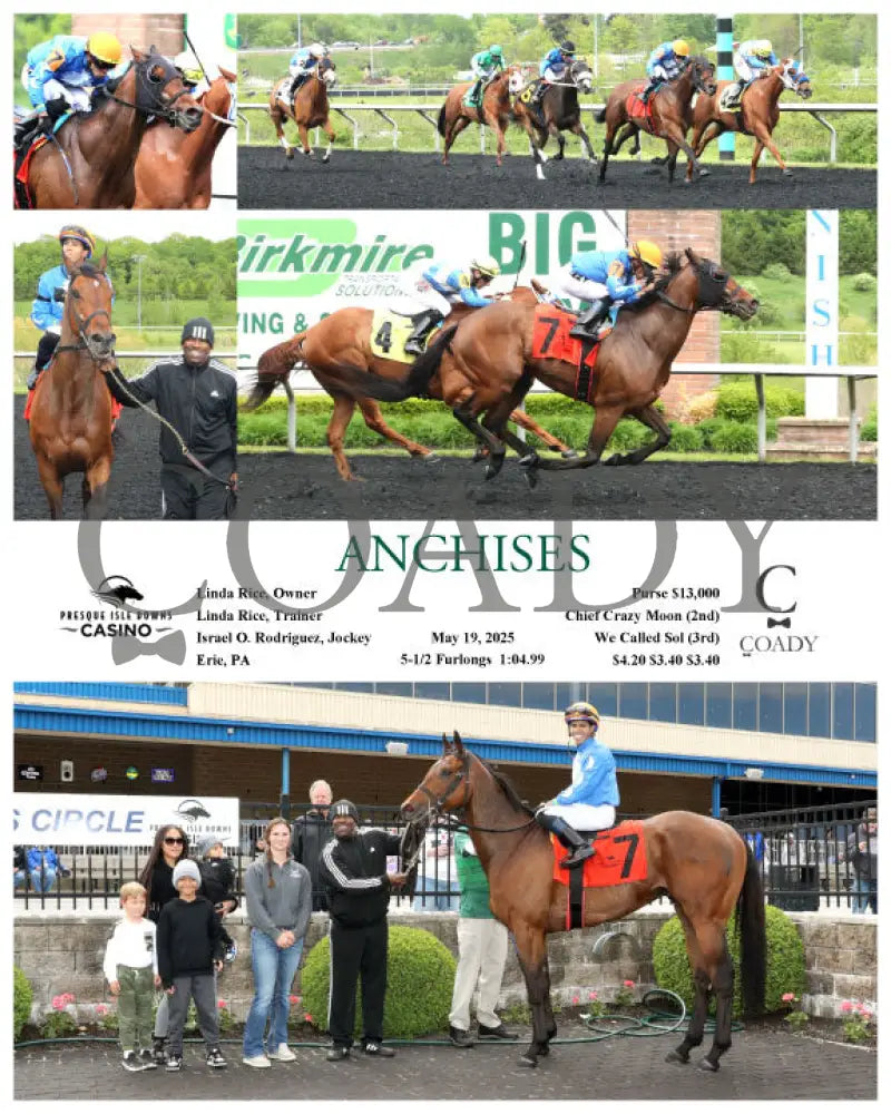 ANCHISES - 051925 - Race 01 - PID Presque Isle Downs