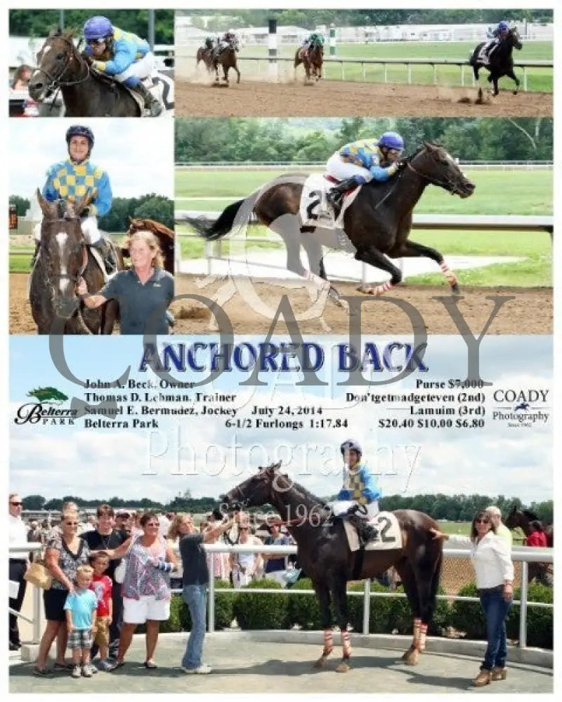 Anchored Back - 072414 Race 03 Btp Belterra Park