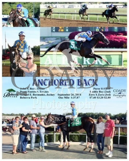 Anchored Back - 092614 Race 06 Btp Belterra Park