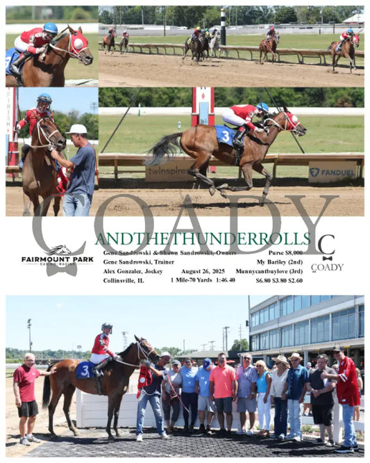 ANDTHETHUNDERROLLS 08 26 25 R02 FP Fanduel Sportsbook Horse Racing