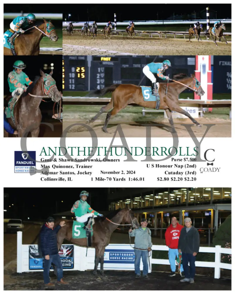 Andthethunderrolls - 11-02-24 R06 Fan Fanduel Sportsbook Horse Racing