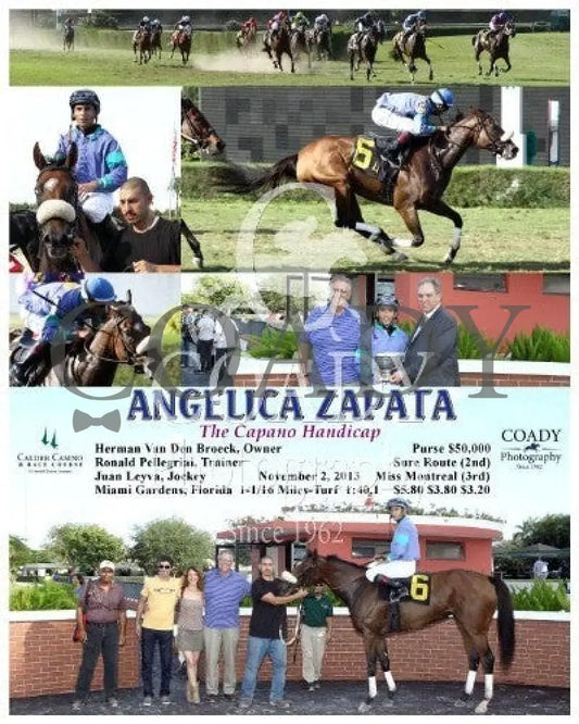 Angelica Zapata - 110213 Race 08 Crc Calder Course