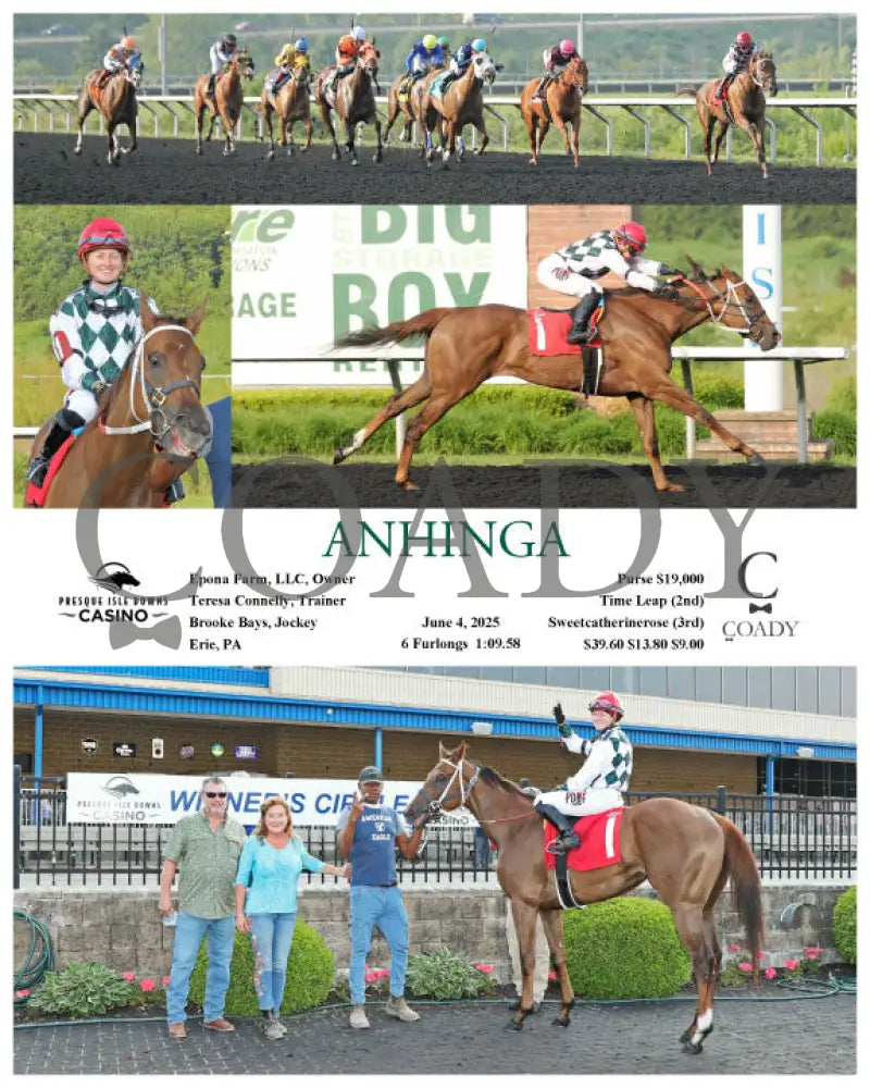 ANHINGA - 06-04-25 - R08 - PID Presque Isle Downs